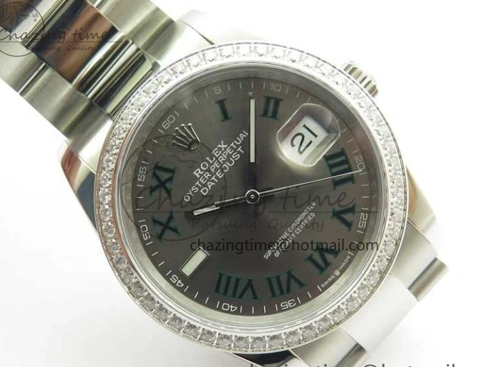 MiroTime 0115 DateJust 36 SS 126234 BP Maker 1:1 Best Edition Gray Roman Dial on Oyster Bracelet BestValue 2534
